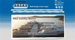 Desktop Screenshot of modulardocks.com